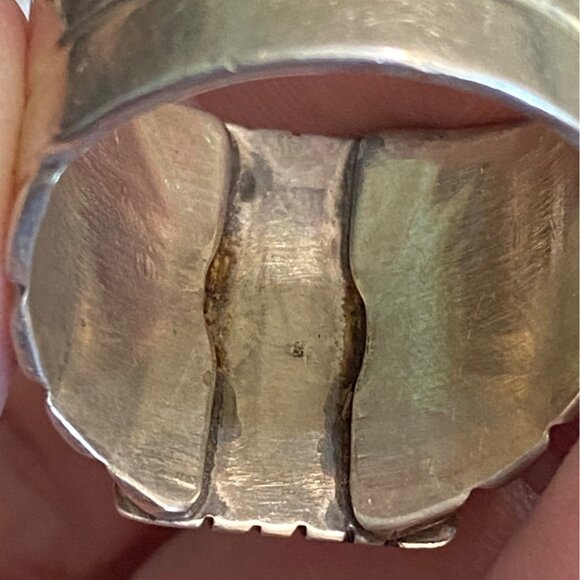 Ring Size 11 Lapis Lazuli C. Benally Native Sterling Silver 925 Men Semi-Preciou - Picture 7 of 11